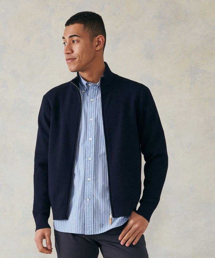 High twist links】フルジップカーディガン(505150234)｜HANKYU MEN'S