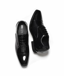 SVEC(シュベック)/シークレットシューズ メンズ 身長up 6cm アップ エナメル ビジネスシューズ 背が高くなる ブランド MM/ONE エムエムワン ドレスシューズ 革靴/ブラックエナメル
