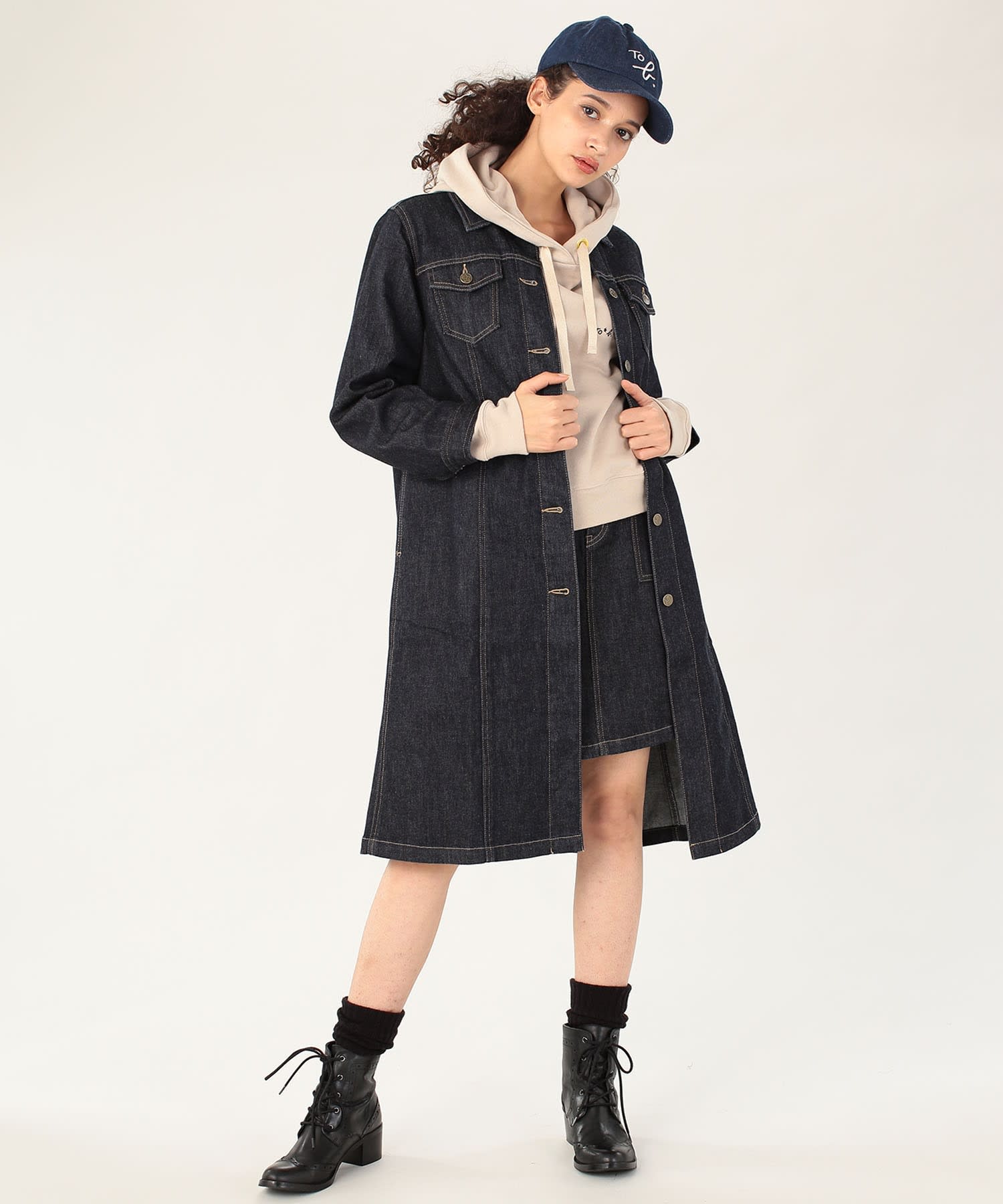 セール】【Outlet】WG51 MANTEAU デニムコート(505143025) | トゥー