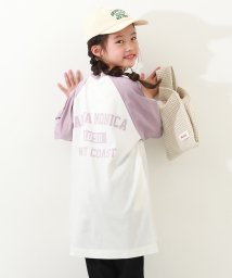 devirock/7分袖ラグランワンピース 子供服 キッズ 女の子 長袖ワンピース 7分袖ワンピース ワンピース /505150266