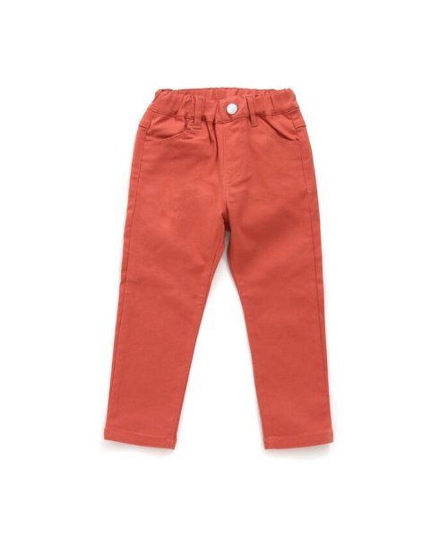 apres les cours(アプレレクール)/カラフルツイル/7days Style pants  10分丈/レッド
