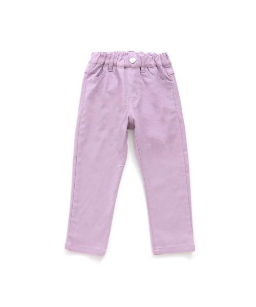 apres les cours(アプレレクール)/カラフルツイル/7days Style pants  10分丈/ラベンダー
