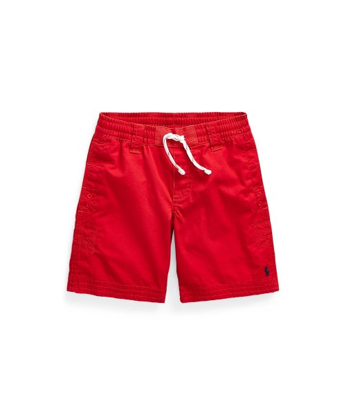 POLO RALPH LAUREN(POLO RALPH LAUREN)/(ボーイズ 2才～7才)コットンツイル ドローストリング ショートパンツ/600レッド