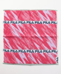 FILA towel(フィラ　タオル)/グラフィック柄 タオルハンカチ/レッド