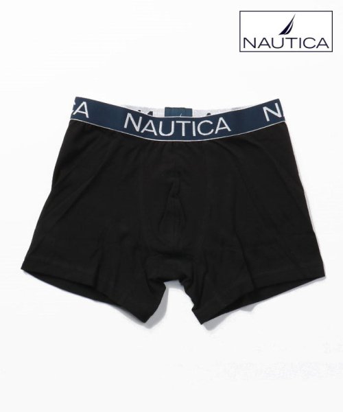 marukawa shonan(marukawa shonan)/【NAUTICA/ノーティカ】ボクサーパンツ/メンズ 下着 アンダーウェア インナー ストレッチ/ブラック