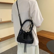 miniministore(ミニミニストア)/ショルダーバッグ レディース 巾着バック/ブラック