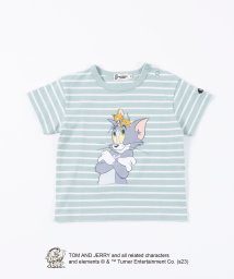 KP BOY(ケーピーボーイ)/KPBOY(ケーピーボーイ)【TOM＆JERRY/トムとジェリー】天竺ボーダー半袖Ｔシャツ(90)/ミント