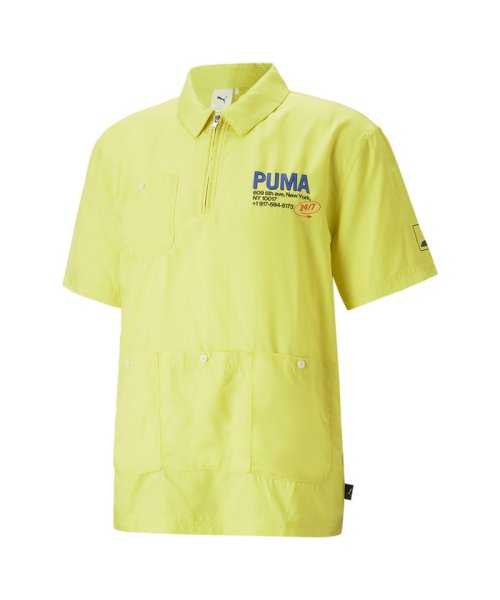 PUMA(プーマ)/ユニセックス アップタウン グラフィック 半袖 シャツ/OLIVEOIL