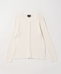 LANVIN COLLECTION(ランバンコレクション（レディス）)/リブニットカーディガン/オフホワイト