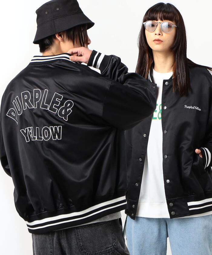 激安正規 トラックジャケット M パープル イエロー parple yellow 5-1