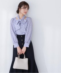 PROPORTION BODY DRESSING(プロポーション　ボディドレッシング)/リボン付きブラウス WEB限定カラー：ネイビー/ブルー