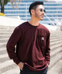 JIGGYS SHOP/Carhartt(カーハート)ポケット付きクルーネックロンT / メンズ Tシャツ 長袖Tシャツ ロンティー カットソー トップ/503682222