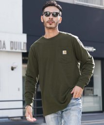 JIGGYS SHOP/Carhartt(カーハート)ポケット付きクルーネックロンT / メンズ Tシャツ 長袖Tシャツ ロンティー カットソー トップ/503682222