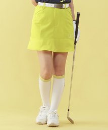 le coq sportif GOLF (ルコックスポルティフ（ゴルフ）)/【2023JLPGAツアー菅沼菜々プロ優勝時着用】サンスクリーン フレアスカート  (※WH00のみKEEP CLEAN加工)【/ライム