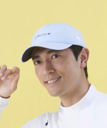 le coq sportif GOLF (ルコックスポルティフ（ゴルフ）)/ミニマルロゴキャップ (吸汗速乾（ビン皮/額に触れる部分）/抗菌防臭（ビン皮/額に触れる部分）/ライトブルー