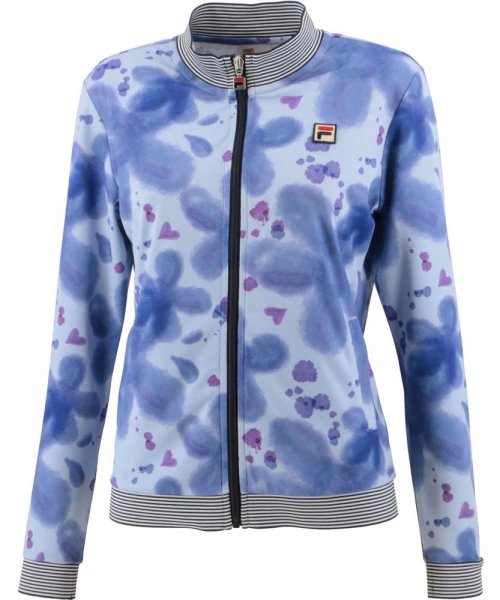 FILA（ZETT Ladies）(フィラ（ゼット　レディース）)/【テニス】トラックジャケット 花柄  スポーツウェア レディース/ネイビー