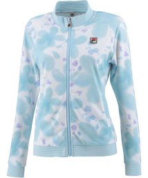 FILA（ZETT Ladies）(フィラ（ゼット　レディース）)/【テニス】トラックジャケット 花柄  スポーツウェア レディース/ブルー