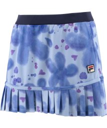 FILA（ZETT Ladies）(フィラ（ゼット　レディース）)/【テニス】裾プリーツ スコート 花柄 スポーツウェア レディース/ネイビー