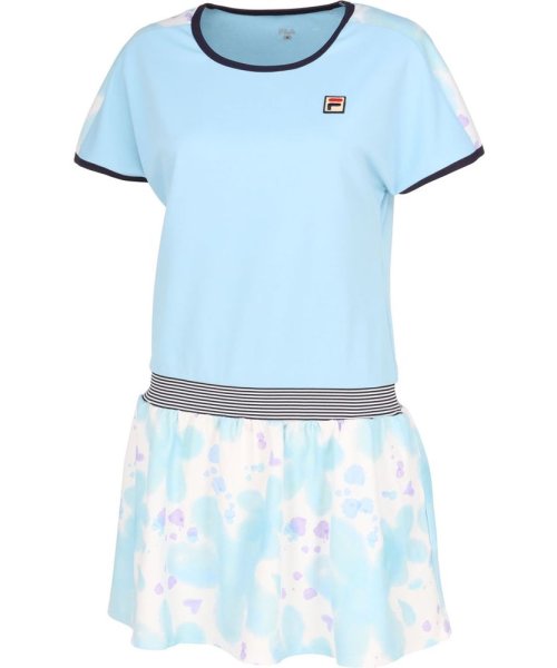 FILA（ZETT Ladies）(フィラ（ゼット　レディース）)/【テニス】ワンピース 花柄 スポーツウェア レディース/ブルー