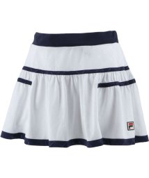 FILA（ZETT Ladies）(フィラ（ゼット　レディース）)/【テニス】デイジーエンボス スコート スポーツウェア レディース/ホワイト