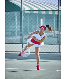 FILA（ZETT Ladies）(フィラ（ゼット　レディース）)/【テニス】脇パイピング ノースリーブTシャツ 無地 スポーツウェア レディース/ホワイト