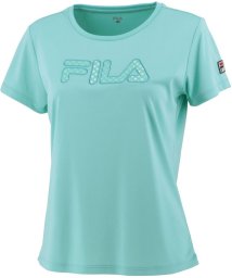 FILA（ZETT Ladies）(フィラ（ゼット　レディース）)/【テニス】小紋水玉柄刺繍 Tシャツ スポーツウェア レディース/ライトグリーン