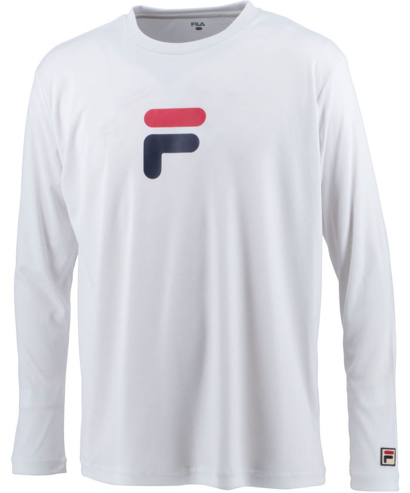 FILA フィラ テニスウェア クルーネックシャツ VM5586 灰メンズM新品