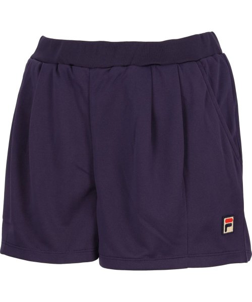 FILA（ZETT Ladies）(フィラ（ゼット　レディース）)/【テニス】ショートパンツ 無地 スポーツウェア レディース/ネイビー