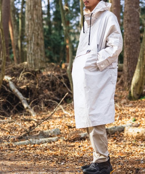 S'more(スモア)/【S'more】PULLOVER LONG RAIN COAT/グレー