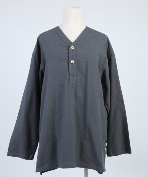 S'more(スモア)/【S'more】V NECK SLEEPING SHIRTS/グレー