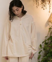 S'more(スモア)/【S'more】V NECK SLEEPING SHIRTS/ホワイト