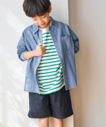 ROPE' PICNIC　KIDS/【KIDS】UNISEXオーバーサイズデニムシャツ/505156389