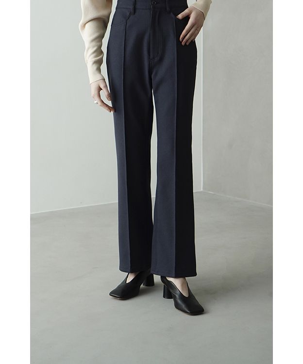 PIN TUCK BELL BOTTOM PANTS