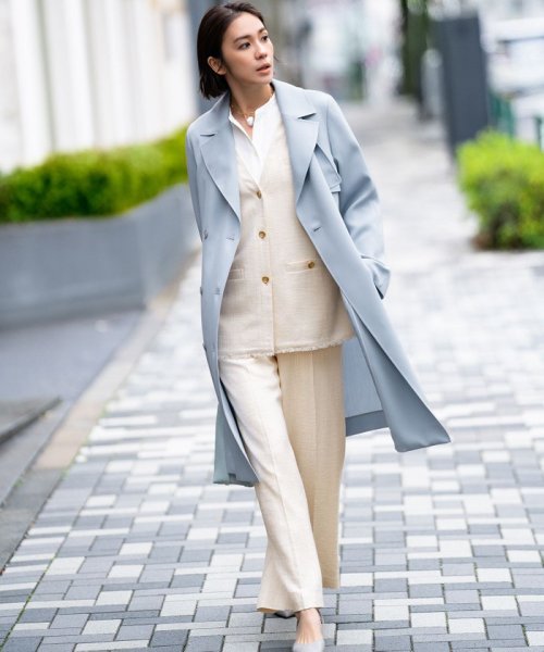 トロトレンチ ロング丈コート 