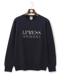 J.PRESS MENS(J．プレス　メンズ)/インレージャージ クルーロゴトレーナー/ネイビー系