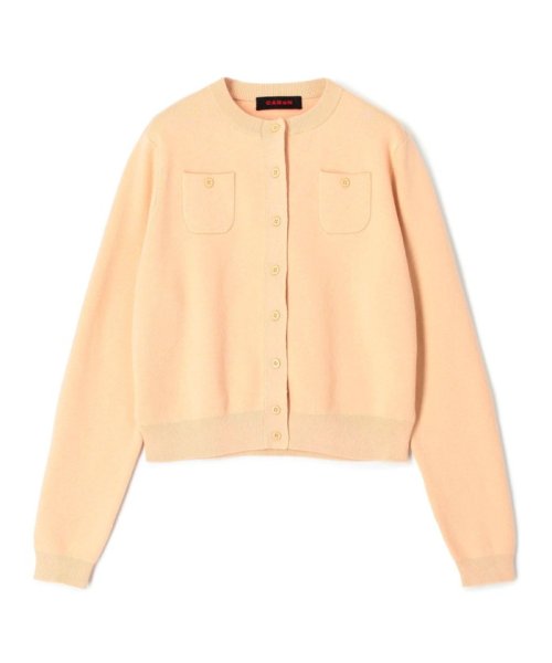CABaN (CABaN)/CABaN コットンカシミヤ クルーネックカーディガン/43ベージュ
