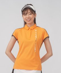 LANVIN SPORT(ランバン スポール)/【WEB限定】半袖シャツ【吸汗/UV/ECO】【アウトレット】/オレンジ