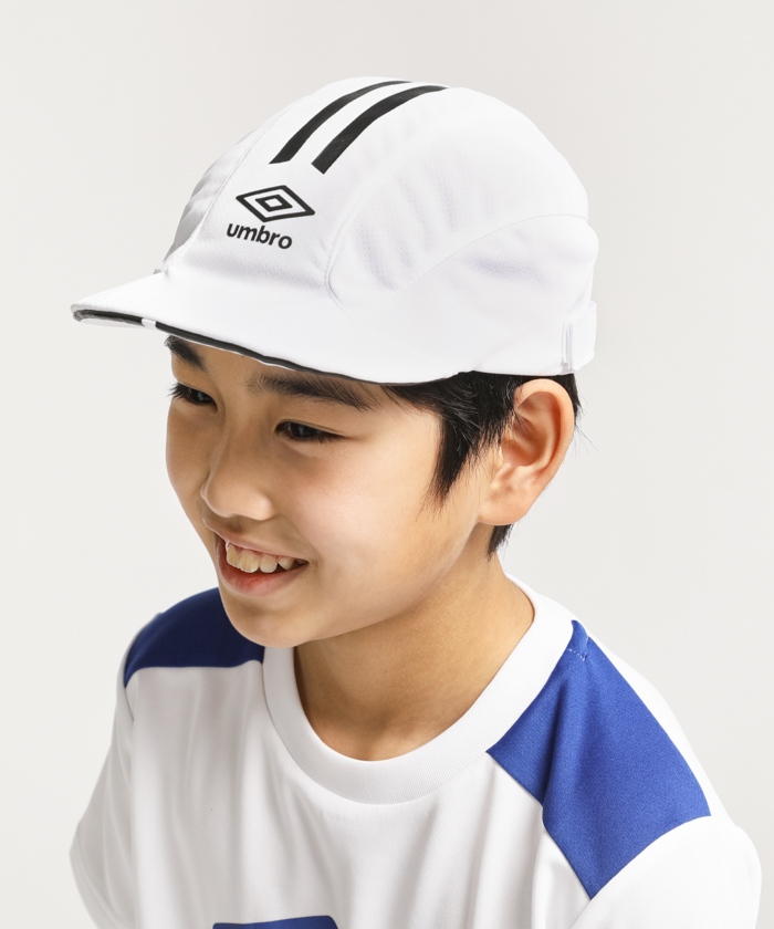 ジュニアクーリングフットボールプラクティスキャップ|クーリング・UVカットUPF15|キッズデザイン賞受賞
