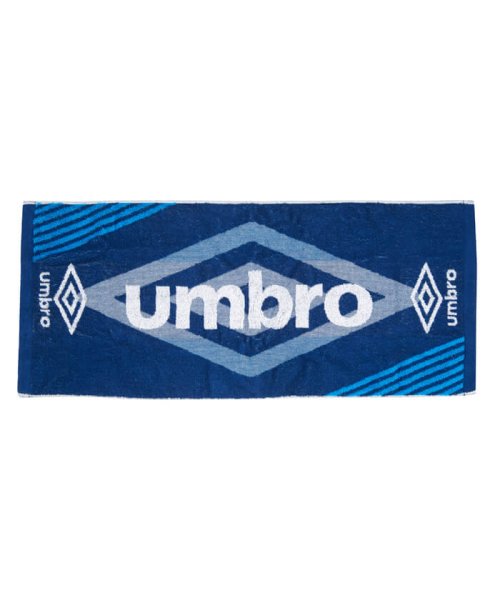 umbro(アンブロ)/スポーツタオル｜日本製（今治）/ネイビー×ブルー
