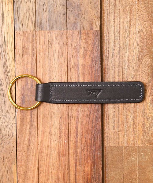 ar/mg(エーアールエムジー)/【W】【US－TL－1803】【it】【TL】【TORY LEATHER】SMALL KEY FOB/ブラック