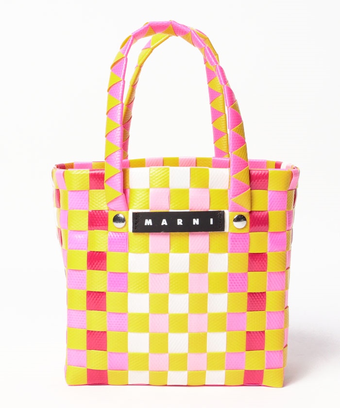 MARNI】マルニ ハンドバッグ かごバッグ M00178M00IW MICRO BASKET BAG