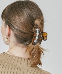 Chapeaud'O(Chapeaud’O)/Chapeau d' O  Pearl Hair Clip/ブラウン