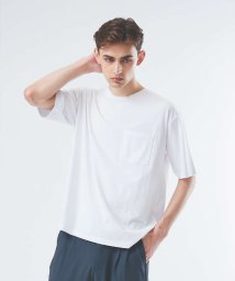 ABAHOUSE(ABAHOUSE)/【COOL JERSEY】プレーティング モダール 半袖 Tシャツ/ホワイト