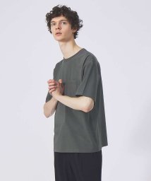 ABAHOUSE(ABAHOUSE)/【COOL JERSEY】プレーティング モダール 半袖 Tシャツ/チャコールグレー