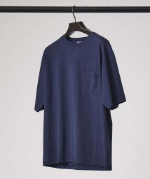 ABAHOUSE(ABAHOUSE)/【COOL JERSEY】プレーティング モダール 半袖 Tシャツ/ブルー