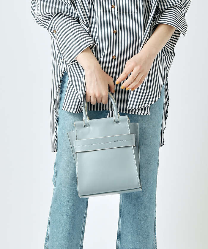 LOWELLThings Stand/バーチカルショルダーBAG ライトブルー F LOWELLThings Stand/バーチカルショルダーBAG ライトブルー F
