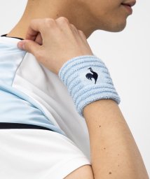 le coq sportif (ルコックスポルティフ)/パイルボーダーリストバンド/ブルー