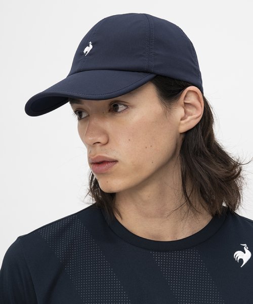 le coq sportif (ルコックスポルティフ)/FAN AIR CAP / ファンエアーキャップ(部分通気設計)/ネイビー