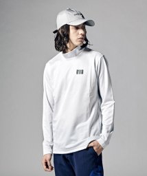 Munsingwear(マンシングウェア)/『ENVOY』90'sロゴジャカード長袖シャツ(吸汗速乾/UV CUT(UPF30)/ストレッチ)【アウトレット】/ホワイト