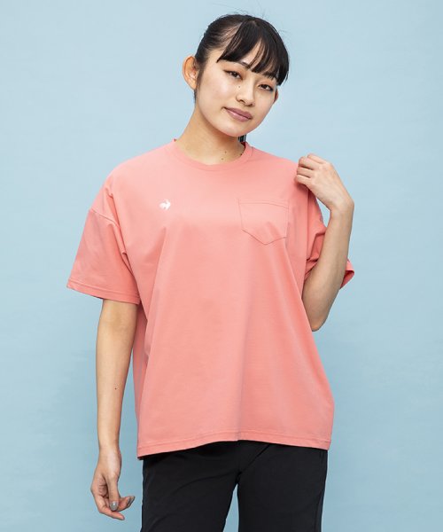 le coq sportif (ルコックスポルティフ)/【WEB限定】ヘランカサンスクリーン 半袖ポケットTシャツ【アウトレット】/ピンク